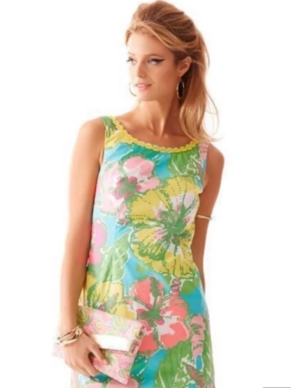 Lilly Pulitzer Delia shift dress size 00 in Shorely Blue Big Flirt